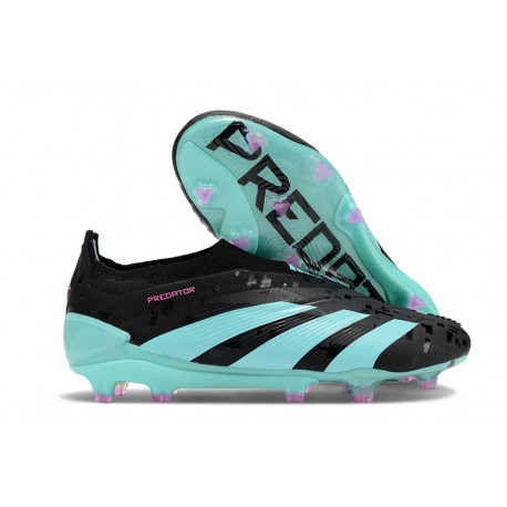 adidas Predator Elite Senza Lacci FG Nero Blu