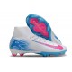 Nike Air Zoom Mercurial Superfly X Elite FG Bianco Rosa Blu