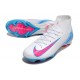 Nike Air Zoom Mercurial Superfly X Elite FG Bianco Rosa Blu