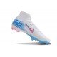 Nike Air Zoom Mercurial Superfly X Elite FG Bianco Rosa Blu