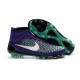 Nuovo Nike Magista Obra FG ACC Scarpe Calcio Viola Verde Nero