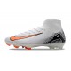 Nike Air Zoom Mercurial Superfly X Elite FG Bianco Arancio Nero