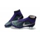 Nuovo Nike Magista Obra FG ACC Scarpe Calcio Viola Verde Nero