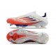 adidas F50+ Senza Lacci FG Ftwr Bianco Rosso Solare Blu Lucido