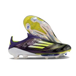 adidas F50+ Senza Lacci FG Unity Viola Bianco Limone Lucido