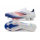 adidas F50+ Senza Lacci FG Ftwr Bianco Rosso Solare Blu Lucido