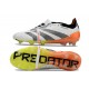 adidas Scarpe Predator Elite Tongue FG Bianco Nero Arancio