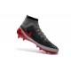 Nuovo Nike Magista Obra FG ACC Scarpe Calcio Grigio Rosso