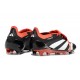 adidas Scarpe Predator Elite Tongue FG Nero Core Bianco Rosso Solare