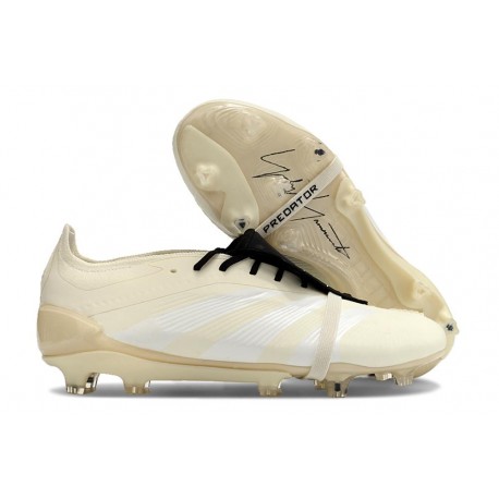 adidas Scarpe Predator Elite Tongue FG Beige Noir