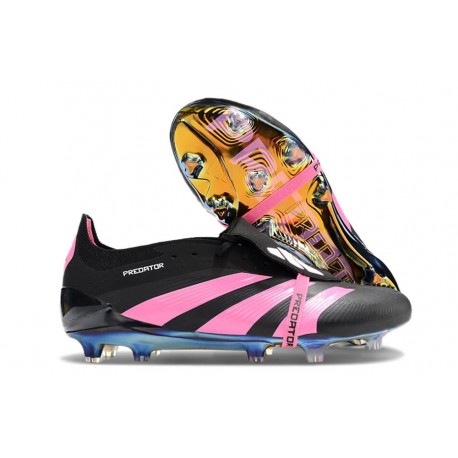 adidas Scarpe Predator Elite Tongue FG Nero Rosa