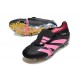 adidas Scarpe Predator Elite Tongue FG Nero Rosa