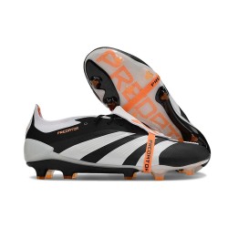 adidas Scarpe Predator Elite Tongue FG Bianco Nero Arancione