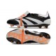 adidas Scarpe Predator Elite Tongue FG Bianco Nero Arancione