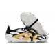 adidas Scarpe Predator Elite Tongue FG Nero Bianco Oro