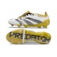 adidas Scarpe Predator Elite Tongue FG Bianco Nero Core Oro Met