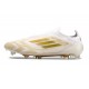 Adidas F50 Elite Senza Lacci FG Ftwr Bianco Oro Met Ftwr Bianco