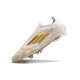 Adidas F50 Elite Senza Lacci FG Ftwr Bianco Oro Met Ftwr Bianco