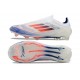 Adidas F50 Elite Senza Lacci FG Bianco Blu Lucido Rosso Solare