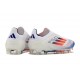 Adidas F50 Elite Senza Lacci FG Bianco Blu Lucido Rosso Solare