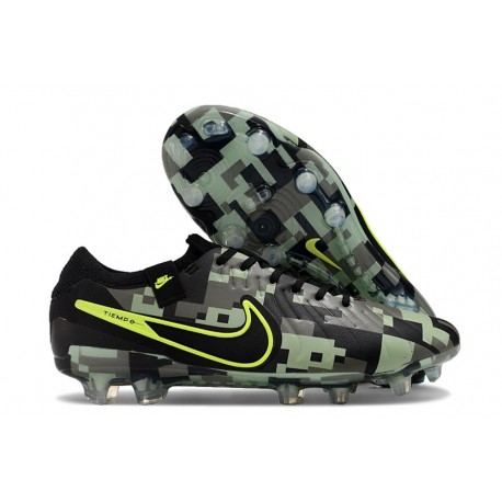 Nike Tiempo Legend 10 Elite FG Verde Nero