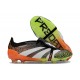 adidas Scarpe Predator Elite Tongue FG Nero Bianco Rosso Verde