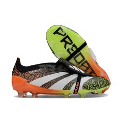 adidas Scarpe Predator Elite Tongue FG Nero Bianco Rosso Verde