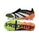 adidas Scarpe Predator Elite Tongue FG Nero Bianco Rosso Verde