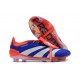 adidas Scarpe Predator Elite Tongue FG Blu Bianco Rosso