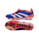 adidas Scarpe Predator Elite Tongue FG Blu Bianco Rosso