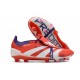 adidas Scarpe Predator Elite Tongue FG Rosso Bianco