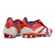 adidas Scarpe Predator Elite Tongue FG Rosso Bianco