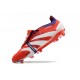 adidas Scarpe Predator Elite Tongue FG Rosso Bianco