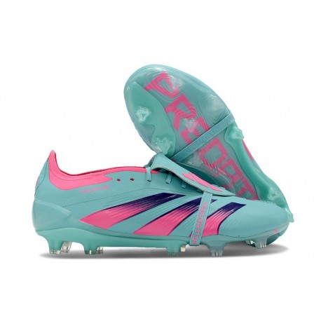 adidas Scarpe Predator Elite Tongue FG Blu Rosa