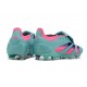 adidas Scarpe Predator Elite Tongue FG Blu Rosa