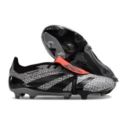 adidas Predator 24 Elite FT FG Nero Grigio Rosso