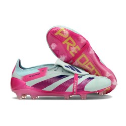 adidas Predator 24 Elite FT FG Bleu Très Pâle Rose Lucide Jaune Semi Solaire