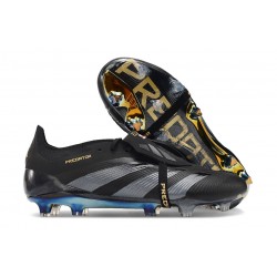 adidas Predator 24 Elite FT FG Nero Core Carbone Oro Met