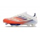 Scarpe da Calcio adidas F50+ Elite FG Ftwr Bianco Rosso Solare Blu Lucido