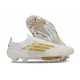 Scarpe da Calcio adidas F50+ Elite FG Ftwr Bianco Oro Met Ftwr Bianco