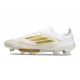 Scarpe da Calcio adidas F50+ Elite FG Ftwr Bianco Oro Met Ftwr Bianco