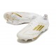 Scarpe da Calcio adidas F50+ Elite FG Ftwr Bianco Oro Met Ftwr Bianco