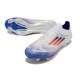 Scarpe da Calcio adidas F50+ Elite FG Ftwr Bianco Rosso Solare Blu Lucido