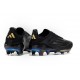 Scarpe da Calcio adidas F50+ Elite FG Nero Core Ferro Metallizzato Oro Met