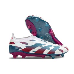 adidas Predator Elite Senza Lacci FG Bianco Blu Rosso