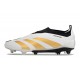 adidas Predator Elite Senza Lacci FG Bianco Oro