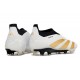 adidas Predator Elite Senza Lacci FG Bianco Oro