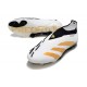 adidas Predator Elite Senza Lacci FG Bianco Oro