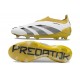 adidas Predator Elite Senza Lacci FG Bianco Oro Nero