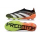 adidas Predator Elite Senza Lacci FG Nero Bianco Arancione Verde